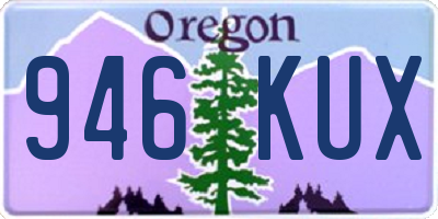OR license plate 946KUX