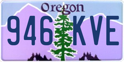 OR license plate 946KVE