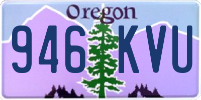 OR license plate 946KVU