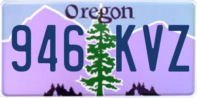 OR license plate 946KVZ