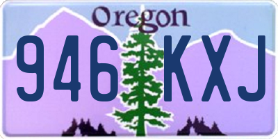 OR license plate 946KXJ