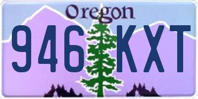 OR license plate 946KXT
