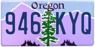 OR license plate 946KYQ