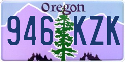 OR license plate 946KZK