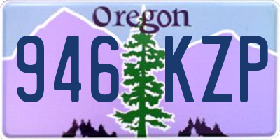 OR license plate 946KZP