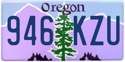 OR license plate 946KZU