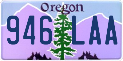 OR license plate 946LAA