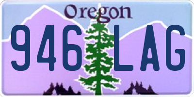 OR license plate 946LAG