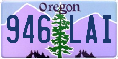 OR license plate 946LAI