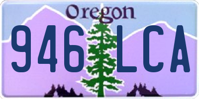 OR license plate 946LCA