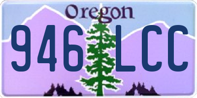 OR license plate 946LCC