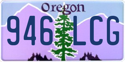 OR license plate 946LCG