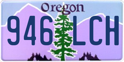 OR license plate 946LCH