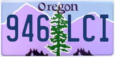 OR license plate 946LCI