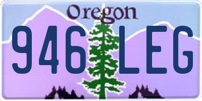 OR license plate 946LEG