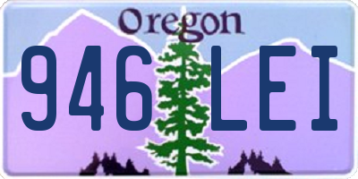 OR license plate 946LEI