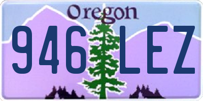 OR license plate 946LEZ