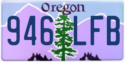 OR license plate 946LFB