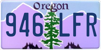 OR license plate 946LFR