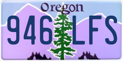 OR license plate 946LFS