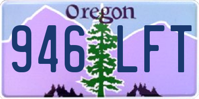 OR license plate 946LFT