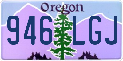 OR license plate 946LGJ