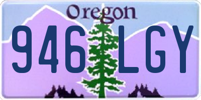 OR license plate 946LGY