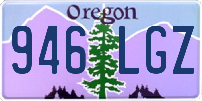 OR license plate 946LGZ