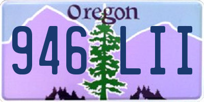 OR license plate 946LII