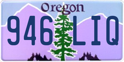 OR license plate 946LIQ