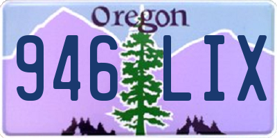 OR license plate 946LIX