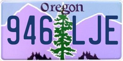 OR license plate 946LJE