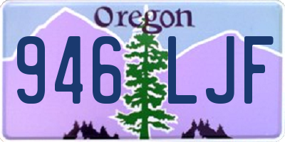 OR license plate 946LJF
