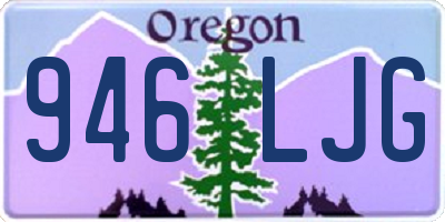 OR license plate 946LJG