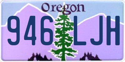 OR license plate 946LJH