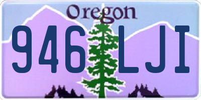 OR license plate 946LJI