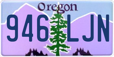 OR license plate 946LJN
