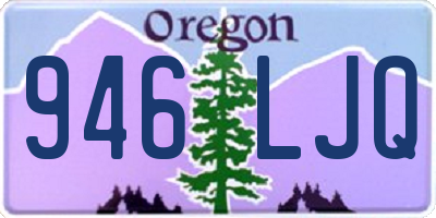 OR license plate 946LJQ