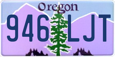 OR license plate 946LJT