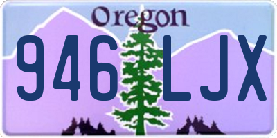 OR license plate 946LJX