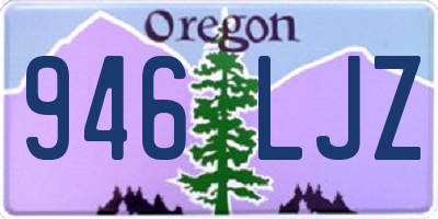 OR license plate 946LJZ
