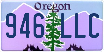 OR license plate 946LLC