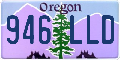 OR license plate 946LLD