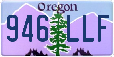 OR license plate 946LLF