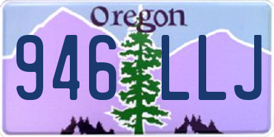 OR license plate 946LLJ