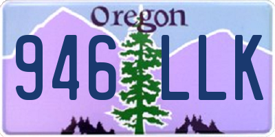 OR license plate 946LLK