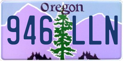 OR license plate 946LLN