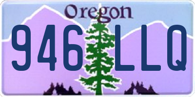 OR license plate 946LLQ