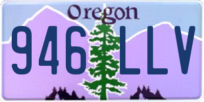 OR license plate 946LLV