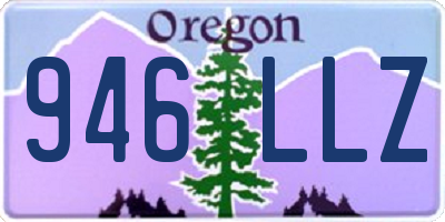 OR license plate 946LLZ